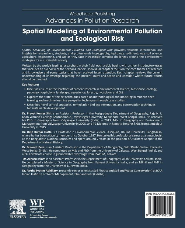 Produktbild: Spatial Modeling of Environmental Pollution and Ecological Risk