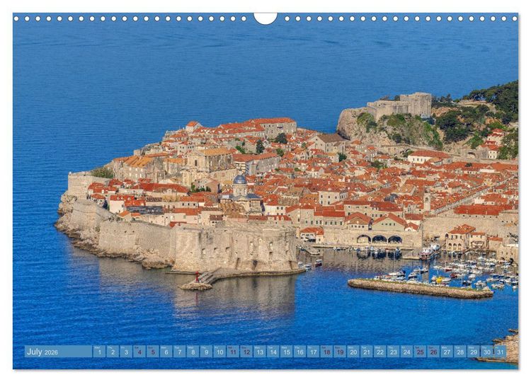 Produktbild: Dubrovnik - Croatia The beauty of the Dalmatian coast (Wall Calendar 2026 DIN A3 landscape), CALVENDO 12 Month Wall Calendar