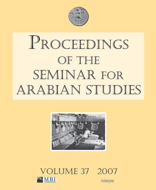Produktbild: Proceedings of the Seminar for Arabian Studies Volume 38 200