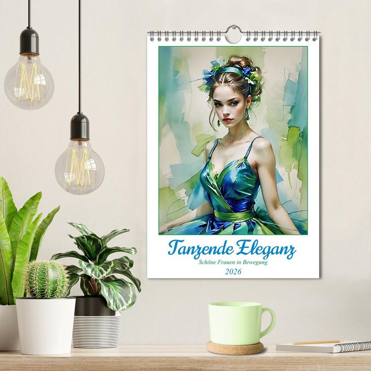 Produktbild: Tanzende Eleganz (Wandkalender 2026 DIN A4 hoch), CALVENDO Monatskalender