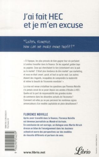 Produktbild: J'ai fait HEC et je m'en excuse