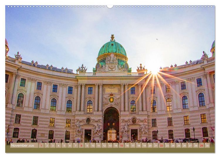 Produktbild: Herzlich willkommen in Wien (Wandkalender 2026 DIN A2 quer), CALVENDO Monatskalender