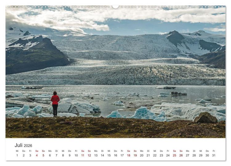 Produktbild: Sommer in Island (Wandkalender 2026 DIN A2 quer), CALVENDO Monatskalender
