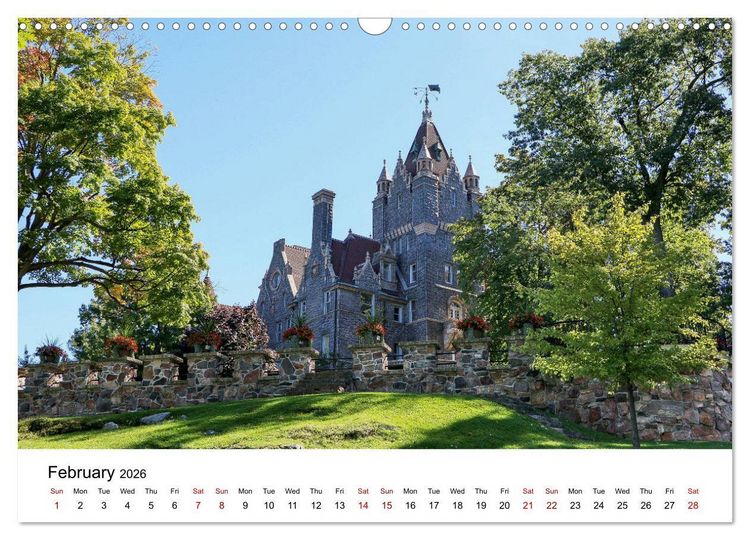 Produktbild: Boldt Castle Cruise Thousand Islands (Wall Calendar 2026 DIN A3 landscape), CALVENDO 12 Month Wall Calendar