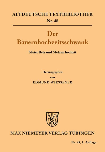 Produktbild: Der Bauernhochzeitsschwank