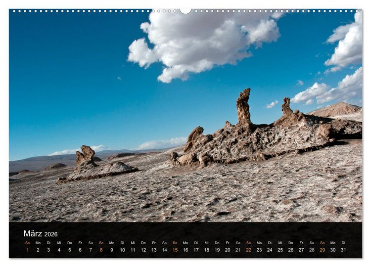 Produktbild: Atacama: Die W&uuml;ste im Norden Chiles (hochwertiger Premium Wandkalender 2026 DIN A2 quer), Kunstdruck in Hochglanz
