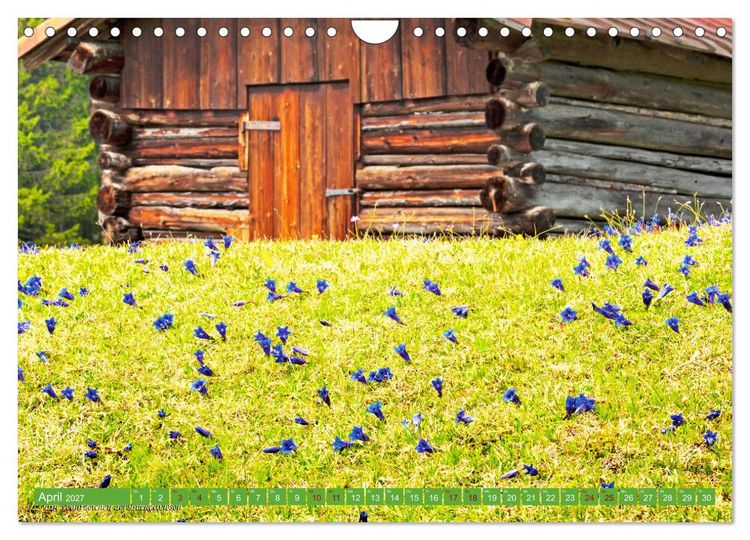Produktbild: MITTENWALD Eine Perle im Oberen Isartal (Wandkalender 2027 DIN A4 quer), CALVENDO Monatskalender