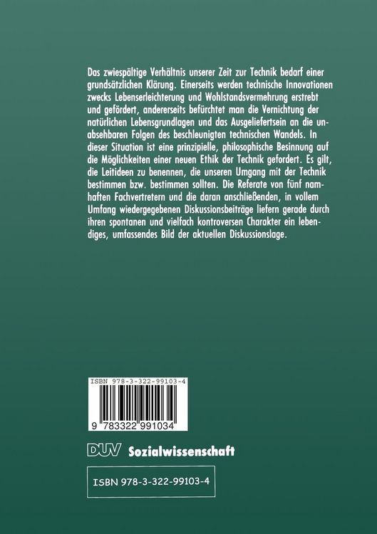 Produktbild: Neue Ethik der Technik?