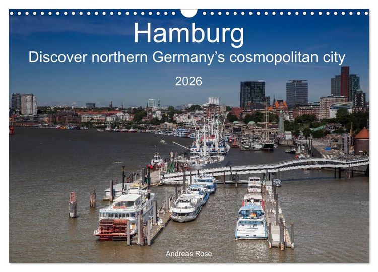 Produktbild: Hamburg.Discover northern Germany&rsquo;s cosmopolitan city (Wall Calendar 2026 DIN A3 landscape), CALVENDO 12 Month Wall Calendar