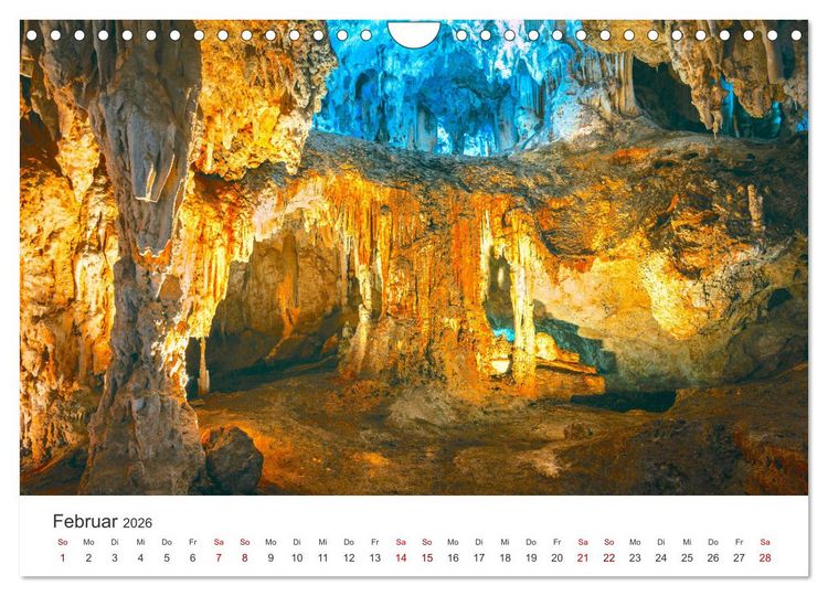 Produktbild: H&ouml;hlen - Eine Abenteuerreise ins Unbekannte. (Wandkalender 2026 DIN A4 quer), CALVENDO Monatskalender