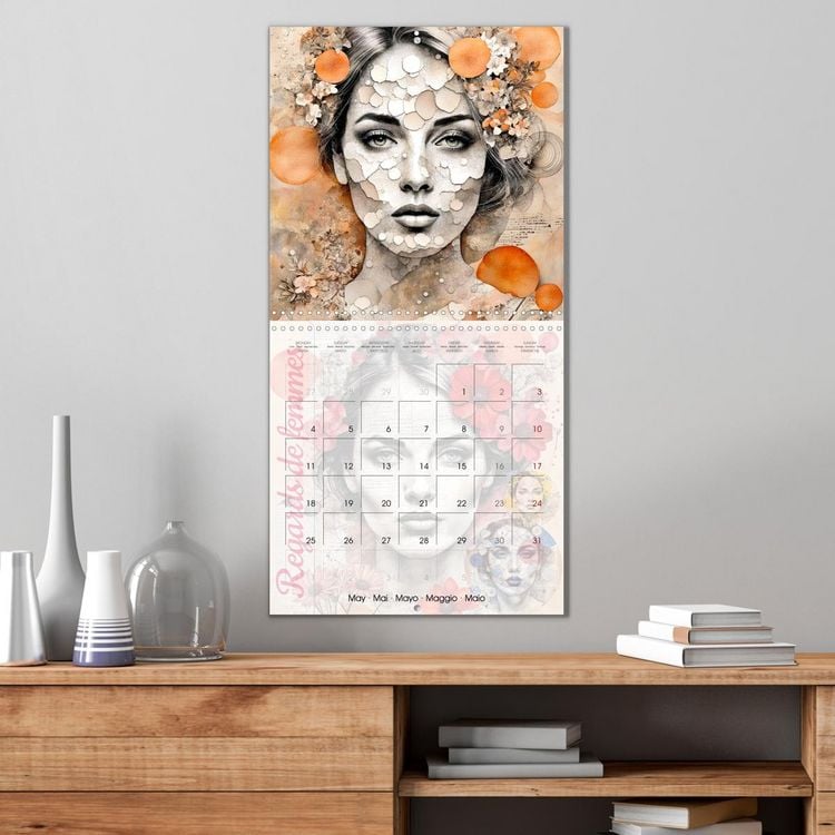 Produktbild: Regards de femmes (Calendrier mural carr&eacute; 2026 30x30 cm) Calendrier double avec une page pour vos prises de notes