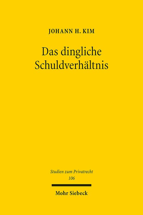 Produktbild: Das dingliche Schuldverh&auml;ltnis