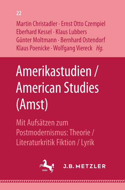 Produktbild: Amerikastudien / American Studies
