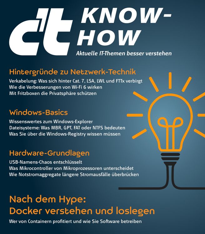 Produktbild: C't Know-how 2022