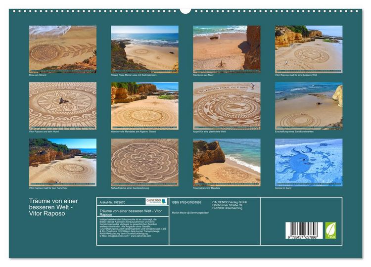 Produktbild: Tr&auml;ume von einer besseren Welt - Vitor Raposo (hochwertiger Premium Wandkalender 2026 DIN A2 quer), Kunstdruck in Hochglanz