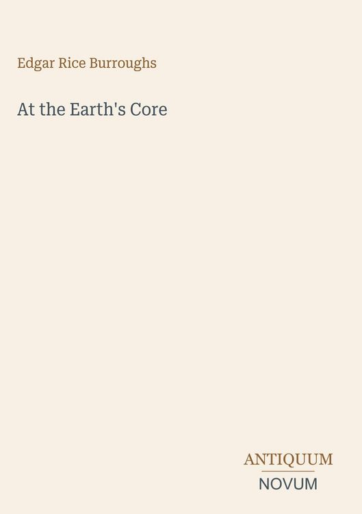 Produktbild: At the Earth's Core
