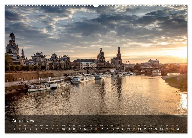 Produktbild: Im Osten viel Sch&ouml;nes - Perlen in den neuen Bundesl&auml;ndern (Wandkalender 2026 DIN A2 quer), CALVENDO Monatskalender