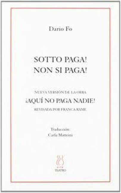Produktbild: Sotto paga, non si paga