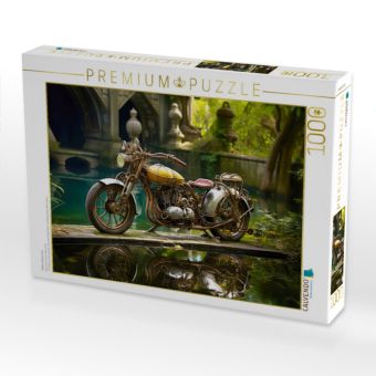 Produktbild: CALVENDO Puzzle Motorradsommer | 1000 Teile Lege-Gr&ouml;&szlig;e 64x48cm Foto-Puzzle f&uuml;r gl&uuml;ckliche Stunden