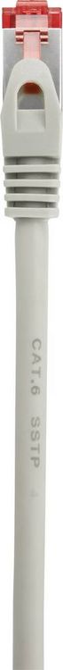 Produktbild: Renkforce RF-4724260 RJ45 Patchkabel CAT 6 S/FTP 15.00 m Grau mit Rastnasenschutz, vergoldete Steckkontakte, Flammwidrig 1 St.