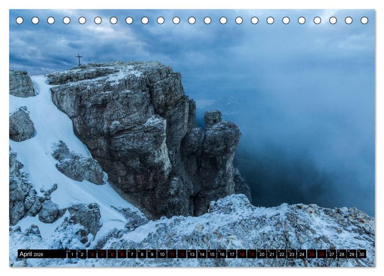Produktbild: Lagazuoi Dolomiten (Tischkalender 2026 DIN A5 quer), CALVENDO Monatskalender