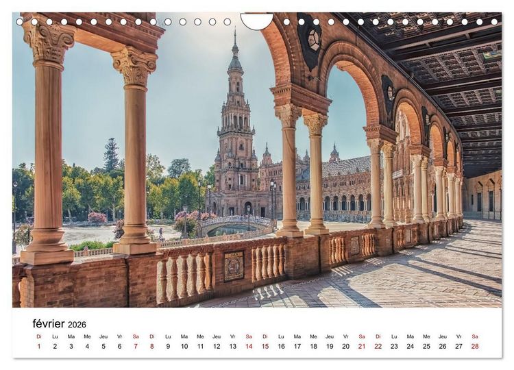 Produktbild: Stup&eacute;fiante Espagne (Calendrier mural 2026 DIN A4 vertical), CALVENDO calendrier mensuel
