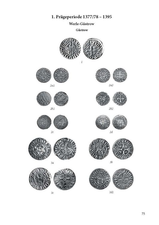 Produktbild: Die f&uuml;rstlichen Wittenpr&auml;gungen in Mecklenburg 1377/78&ndash;1430