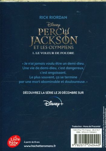 Produktbild: Percy Jackson et les Olympiens 01 - Le Voleur de foudre