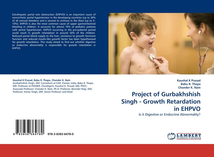 Produktbild: Project of Gurbakhshish Singh - Growth Retardation in EHPVO