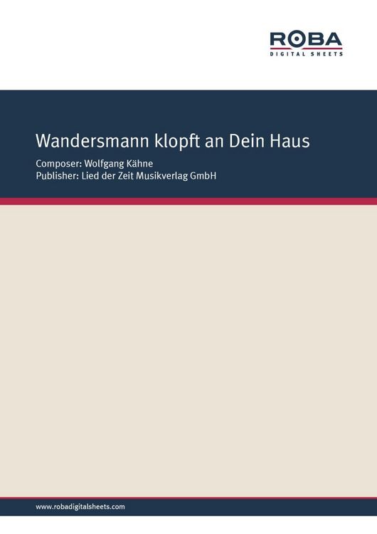 Produktbild: Wandersmann klopf an dein Haus
