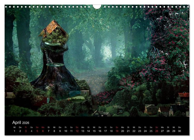 Produktbild: Zauberland (Wandkalender 2026 DIN A3 quer), CALVENDO Monatskalender