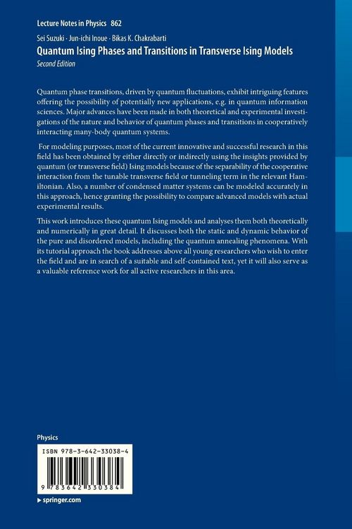 Produktbild: Quantum Ising Phases and Transitions in Transverse Ising Models