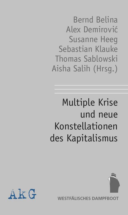 Produktbild: Multiple Krise und neue Konstellationen des Kapitalismus
