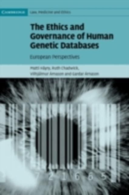 Produktbild: Ethics and Governance of Human Genetic Databases