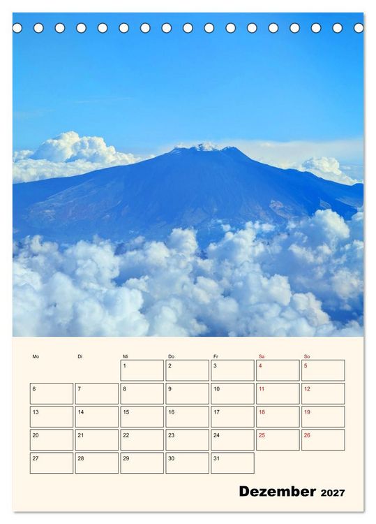 Produktbild: Taormina - &Auml;tna, Meer und antike Steine (Tischkalender 2027 DIN A5 hoch), CALVENDO Monatskalender