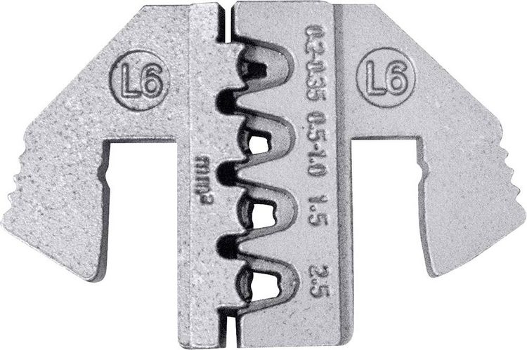 Produktbild: TOOLCRAFT TO-9627234 Crimpeinsatz MCP 2.8 Kontakt, JPT Flachkontakt, Sensorserienkontakt (SWS) 0.5 bis 2.5 mm&sup2;