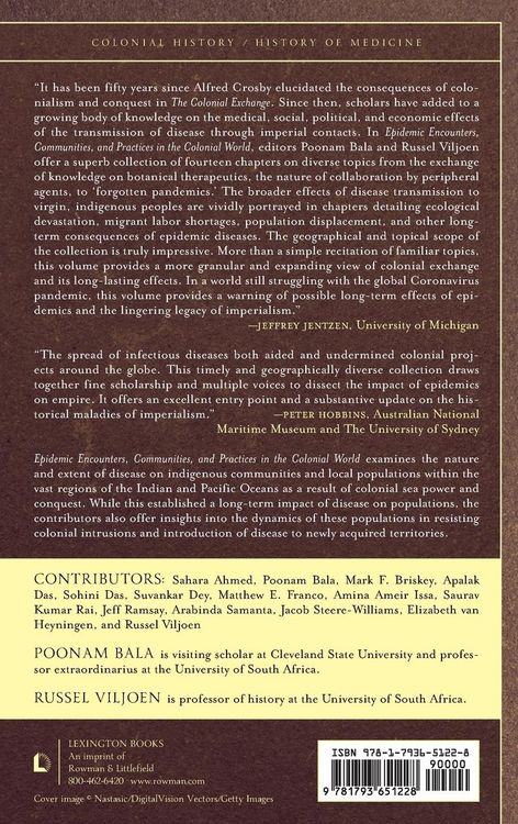 Produktbild: Epidemic Encounters, Communities, and Practices in the Colonial World