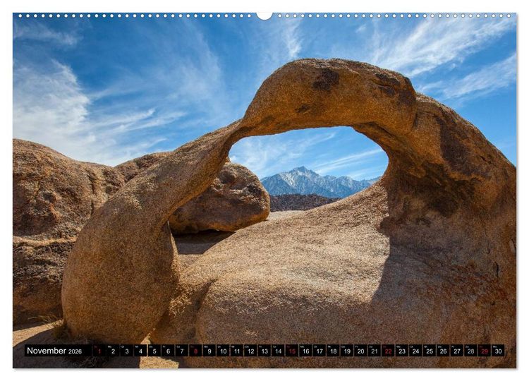 Produktbild: USA Kalender Deluxe (Wandkalender 2026 DIN A2 quer), CALVENDO Monatskalender