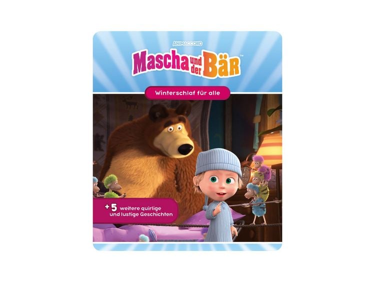 Produktbild: Content-Tonie: Mascha und der B&auml;r - Winterschlaf f&uuml;r alle + 5 weitere quirlige und lustige Geschichten