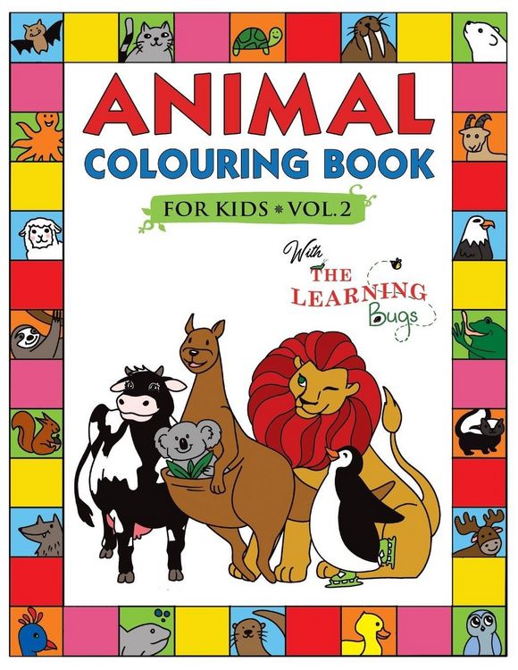 Produktbild: Animal Colouring Book for Kids with The Learning Bugs Vol.2