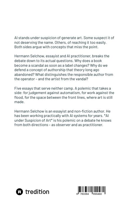 Produktbild: AI under Suspicion of Art