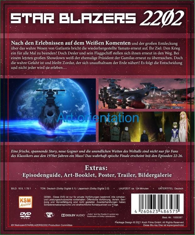 Produktbild: Star Blazers 2202 - Space Battleship Yamato - Vol.5 (Ep. 22-26)