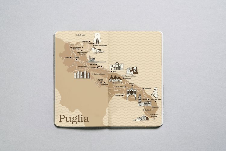 Produktbild: Notizbuch Puglia - Personal Jo - Apulien