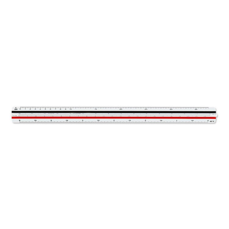 Produktbild: ARISTO College Dreikantma&szlig;stab (A) 1:20:25:50:75:100:125,im Ecoblister