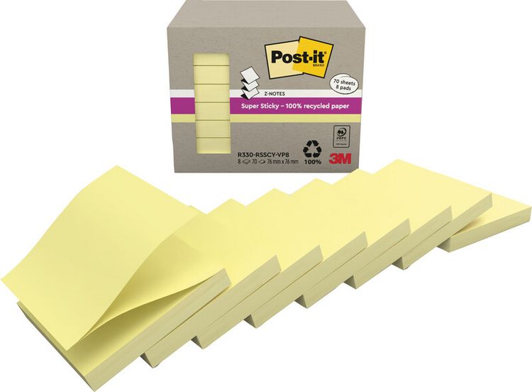 Produktbild: Super Sticky Rec Z-Notes 6+2