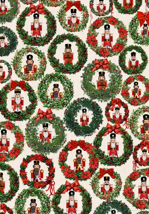 Produktbild: Geschenkpapier-Buch: Sch&ouml;ner schenken - Weihnachtlich (Behr)