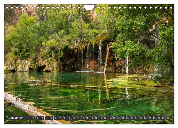 Produktbild: Westw&auml;rts - &Uuml;ber die Rocky Mountains zum Pazifik (Wandkalender 2026 DIN A4 quer), CALVENDO Monatskalender