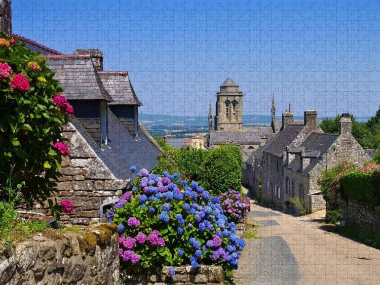 Produktbild: CALVENDO Puzzle Rue Saint-Maurice in Locronan | 1000 Teile Lege-Gr&ouml;&szlig;e 64x48cm Foto-Puzzle f&uuml;r gl&uuml;ckliche Stunden