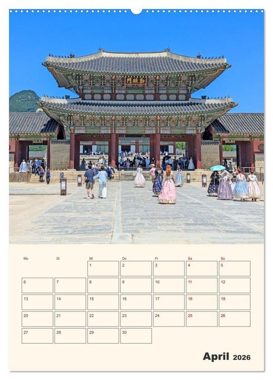Produktbild: Entdecke Seoul (Wandkalender 2026 DIN A2 hoch), CALVENDO Monatskalender