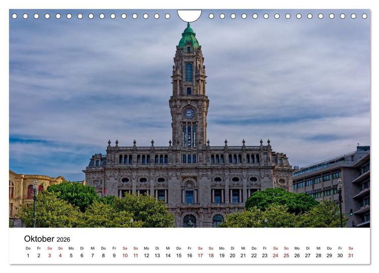 Produktbild: Porto und Gaia - Ausblicke und Einsichten (Wandkalender 2026 DIN A4 quer), CALVENDO Monatskalender